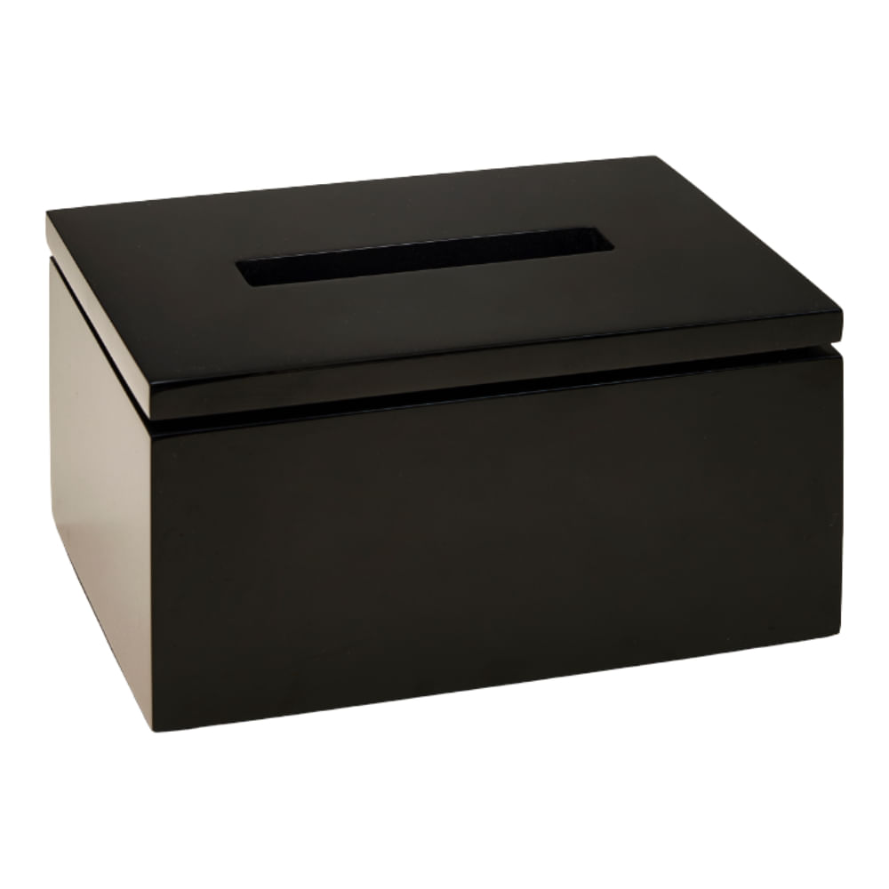 Porta Lencos Flex Preto Banho Mais